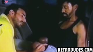 RetroDudes.com - Al Parker pumps my big black dick until it erupts with hot cum