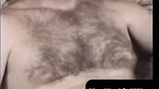 MenWorkinXXX.com - Crazy old bastard enjoys stroking his hairy cock solo