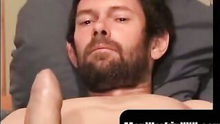 MenWorkinXXX.com - Nasty old dude Daniel loves coating himself in cum