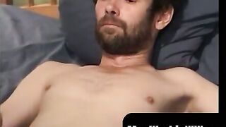 MenWorkinXXX.com - Nasty old dude Daniel loves coating himself in cum