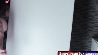 ShopliftersPunished.com - Gorgeous redhead Lauren Phillips in hot foursome with horny