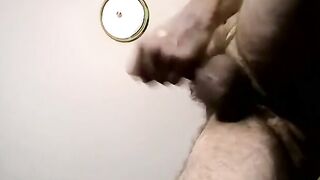 JoeSchmoeXXX.com - Horny older man strips naked and strokes his hard cock