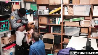 BoyPunish.com - Security bear's raw, deep pounding of a tight white twink's booty hol