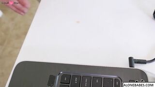 brooklyn chase my stepmom was too horny to control herself