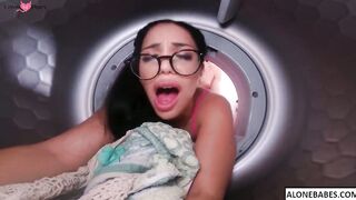 julia de lucia brunette milf fucked in the home while she is cleaning