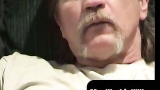 MenWorkinXXX.com - Trailer trash passionately sucks hairy cock solo