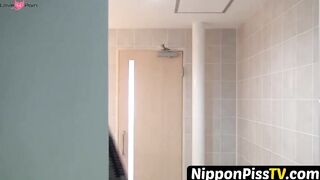 NipponPissTV.com - Japanese females filmed peeing by voyeur in public restroom