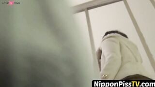 NipponPissTV.com - Japanese females filmed peeing by voyeur in public restroom