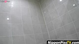 NipponPissTV.com - Japanese females filmed peeing by voyeur in public restroom
