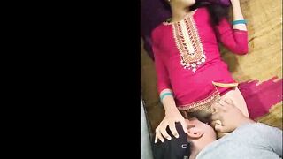 Indian Wife Boobs Pressing and Fucking