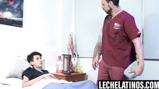 LecheLatinos.com - Wilson's post-checkup assault on his hairy doctor's dick