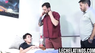 LecheLatinos.com - Wilson's post-checkup assault on his hairy doctor's dick