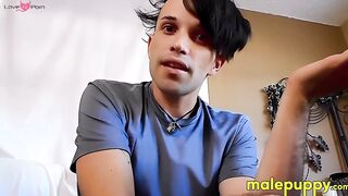 Your babysitter Nick Darling shows you his underwear and cock