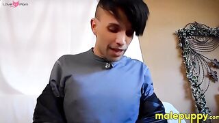 Your babysitter Nick Darling shows you his underwear and cock