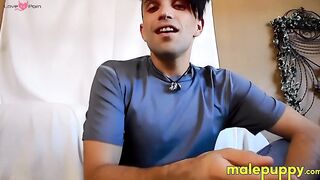 Your babysitter Nick Darling shows you his underwear and cock