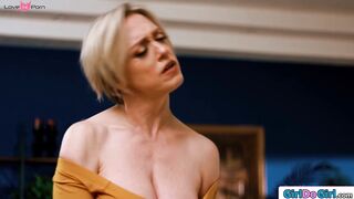I am sucking on my stepmommys huge boobs