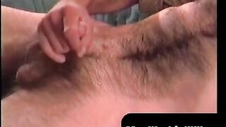 MenWorkinXXX.com - Old John enjoys stroking his small hairy prick alone