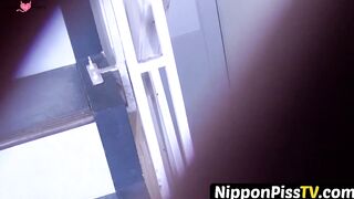 NipponPissTV.com - Japanese amateur pees while several strangers watch her outdoors