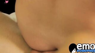 Cute young twinky ass screwed after giving hot fellatio