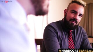 HardcoreBears.com - Chubby and hairy bear Luis Vega fucked intensely by hunky John Th