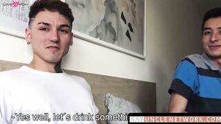 SayUncleNetwork.com - Latino's gay bareback discovery with a rough bareback session