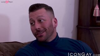 Daddies Hugh Hunter and Billy Santoro find solace in each others dick