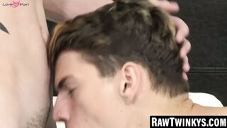 RawTwinkys.com - Greedy Eli Sky gets drilled by Max Rose's massive cock