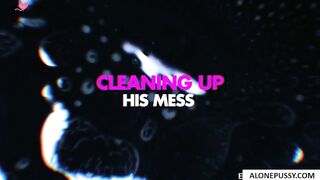 cleaning up his mess czj95k