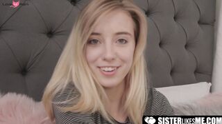 SisterLikesMe.com - Fiery missionary action by the mesmerizing teen Haley Reed with s