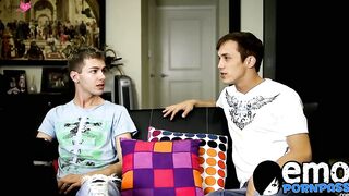 18yo stud Brice Carson fucks for cumshot after blowjob