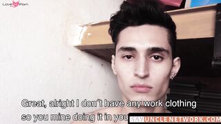 SayUncleNetwork.com - Straight Latino's first gay anal experience with a jizz reward