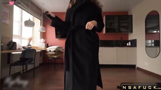 A Cute Nun in a Coat Turned out to be