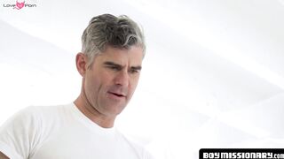 BoyMissionary.com - Obedient Mormon follower purified with bareback sex in a holy, er
