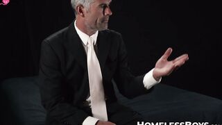 President Oaks pounds his big cock into sexy Cole Blue's eager ass hole