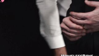 Marcus Rivers's ass ramming by hairy daddy Legrand Wolf's massive cock