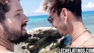 LecheLatinos.com - Ken and Rob Silva's mutual cock sucking until orgasm