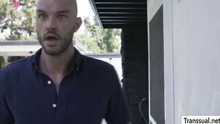 Spoiled TS stepdaughter fucked by the handyman