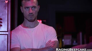 Muscular daddy Lawson James is raw destroyed by Timothy Chance