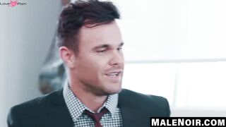 MaleNoir.com - Beau Reed and two friends take their bond to threesome level