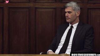 BoyMissionary.com - Disobedient young Mormon disciplined with raw, divine judgement i