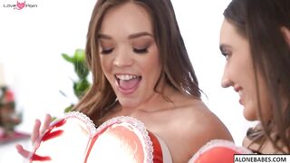 katie kush sera ryder stepsis and friend crave valentines day dick