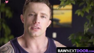 RawNextDoor.com - Trimmed stud Markie More sits on thick cock and rides Donte Thick l