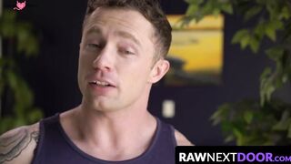 RawNextDoor.com - Trimmed stud Markie More sits on thick cock and rides Donte Thick l