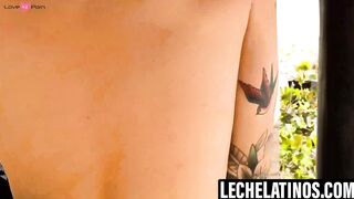 LecheLatinos.com - Igor Lucious' expert handjob harvesting my cum