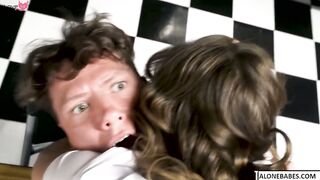 katie kush kelly caprice threesome with teacher at classroom