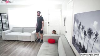 aria banks home alone with horny stepsister