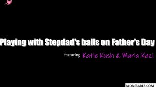 katie kush maria kazi surprise for father s day