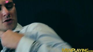 Classy Bruno Max and Lukas Daken analfuck in adult cinema