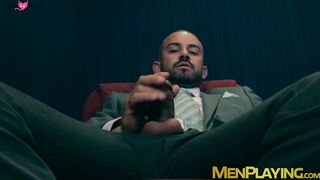 Classy Bruno Max and Lukas Daken analfuck in adult cinema