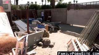 FamilyPornSite.com - Hillbilly's raw dick in delinquent stepson's ass